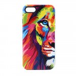 Wholesale iPhone 7 Design Hybrid Case (Color Lion)